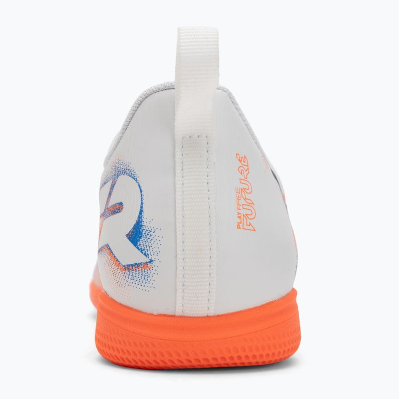PUMA Future 8 Play It Jr children's football boots puma white/puma black/glowing red 6
