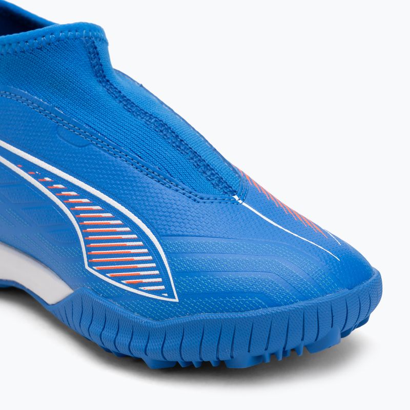 PUMA Ultra 6 Match+ LL TT + Mid Jr children's football boots ultra blue/puma white/glowing red 7