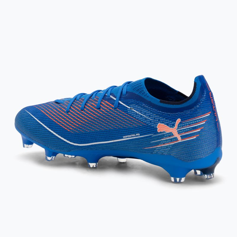 PUMA Ultra 6 Pro FG/AG men's football boots ultra blue/puma white/glowing red 3