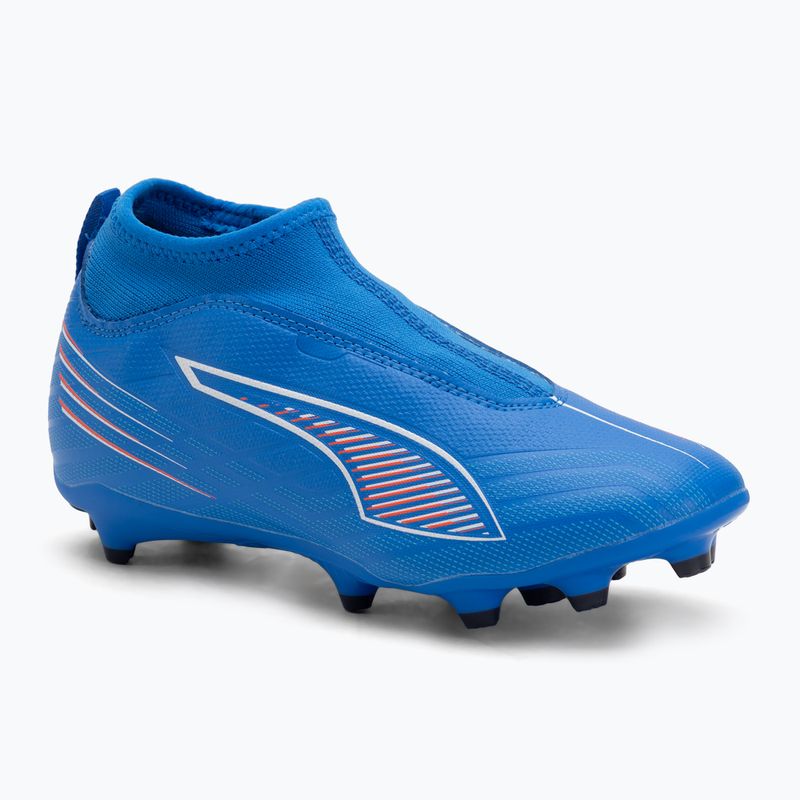 PUMA Ultra 6 Match+ LL FG/AG Jr children's football boots ultra blue/puma white/glowing red