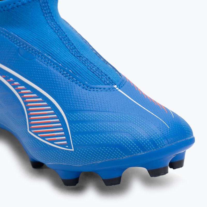 PUMA Ultra 6 Match+ LL FG/AG Jr children's football boots ultra blue/puma white/glowing red 7
