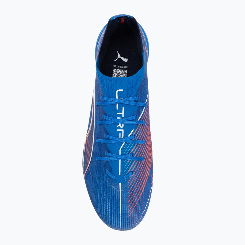 PUMA men's football boots Ultra 6 Ultimate FG ultra blue/puma white/glowing red 5