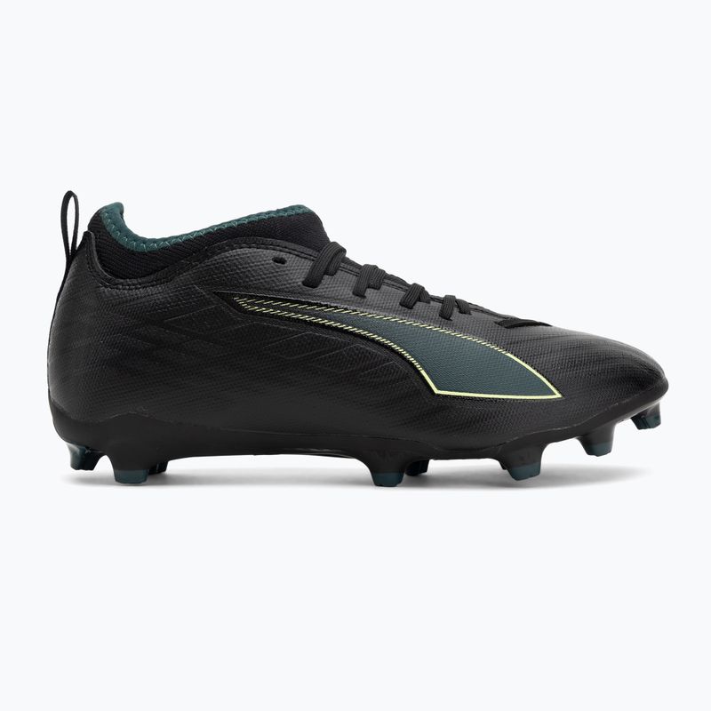 PUMA Ultra 6 Match FG/AG Jr children's football boots puma black/fizzy light/green terrain 2