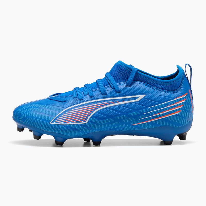 PUMA Ultra 6 Match FG/AG Jr children's football boots ultra blue/puma white/glowing red 8