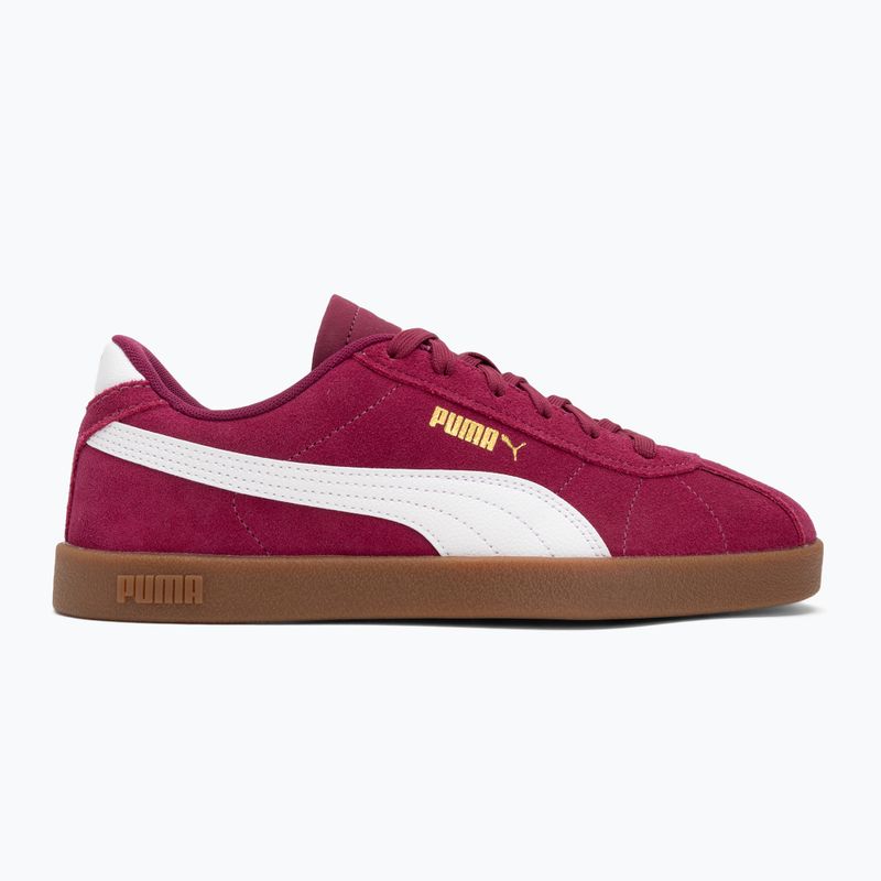 PUMA Club II berry/puma white/puma gold shoes 2