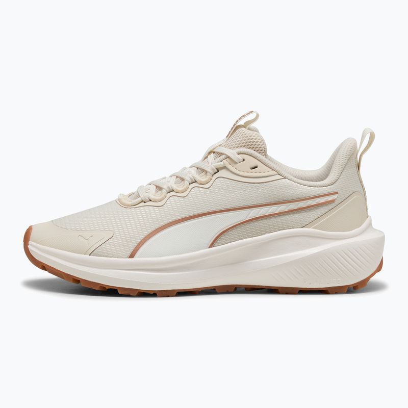 Women's running shoes PUMA Skyrocket Lite Trail alpine snow/puma gold
