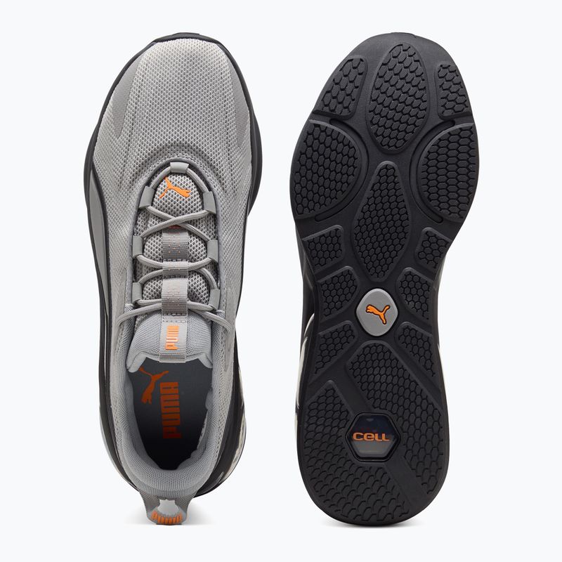 PUMA Cell Solar men's shoes gray echo/puma black/heat fire 3
