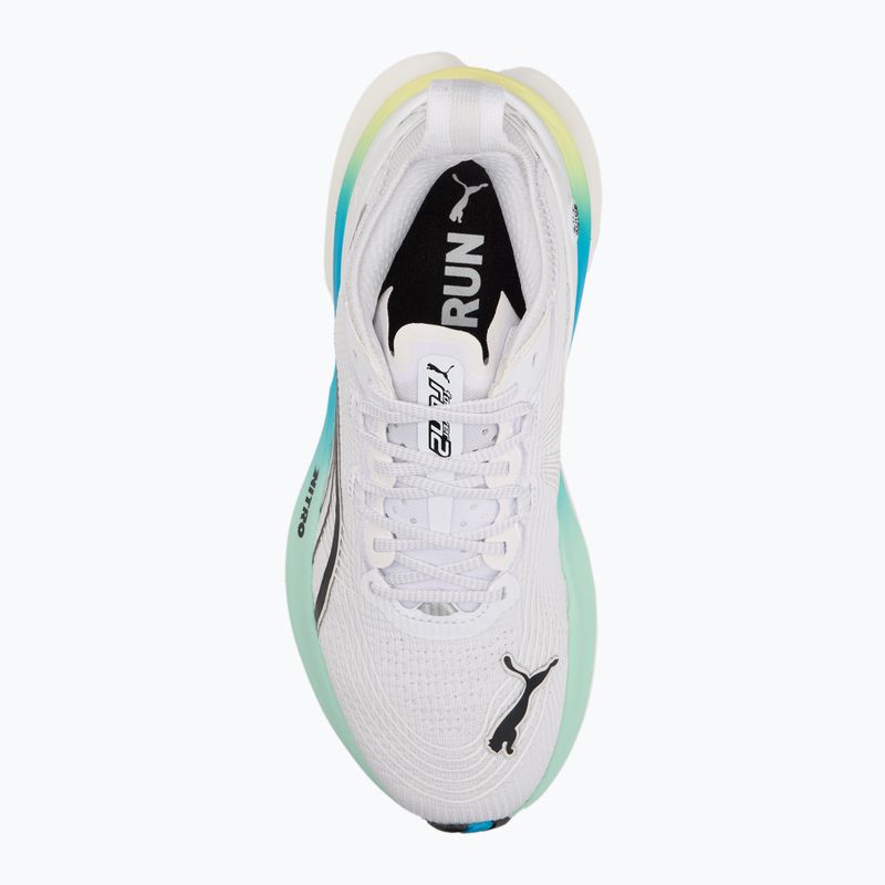 Women's running shoes PUMA ForeverRun Nitro 2 puma white/mint melt 5