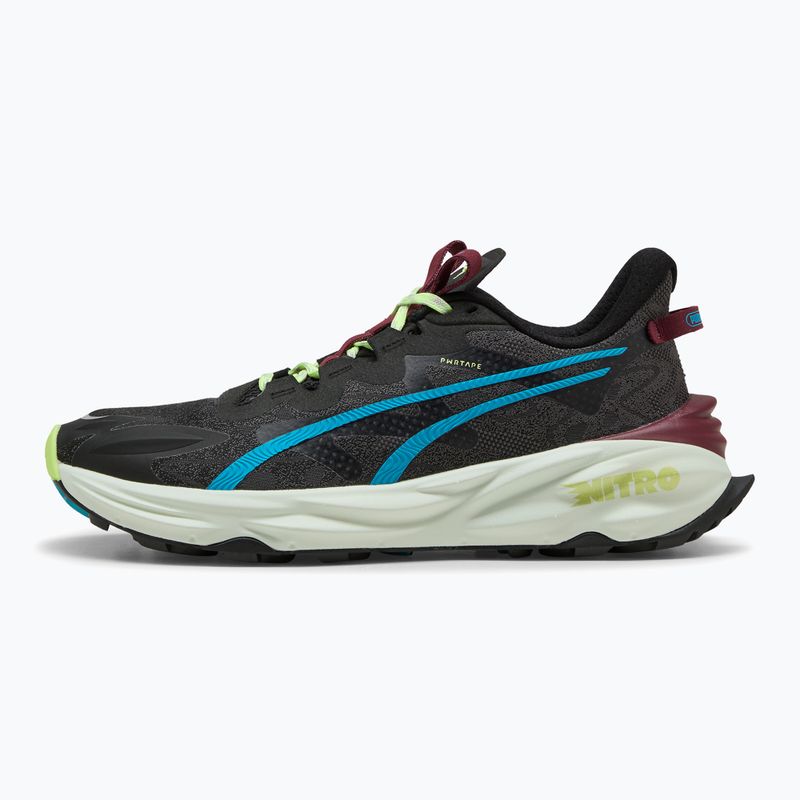 Men's running shoes PUMA Fast-Trac Nitro 3 puma black/sage frost/ruby shimmer