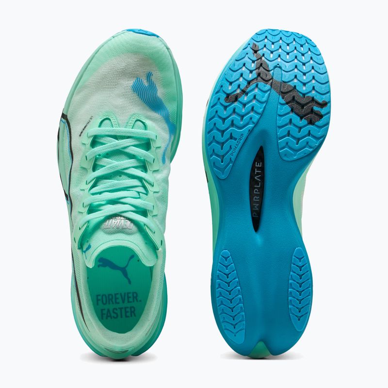 Men's running shoes PUMA Deviate Nitro Elite 3 mint melt/speed blue 12