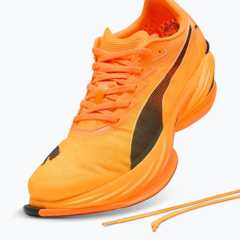 Men's PUMA Fast-R Nitro Elite 3 heat fire / sun stream running shoes 4