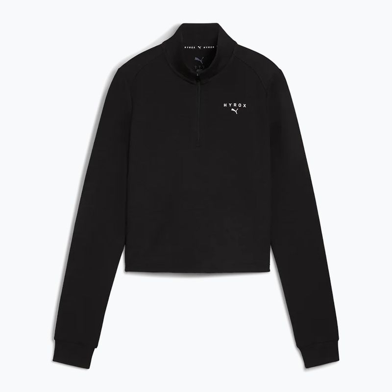 Women's sweatshirt Puma Hyrox Cloudspun 1/4 Zip puma black 5