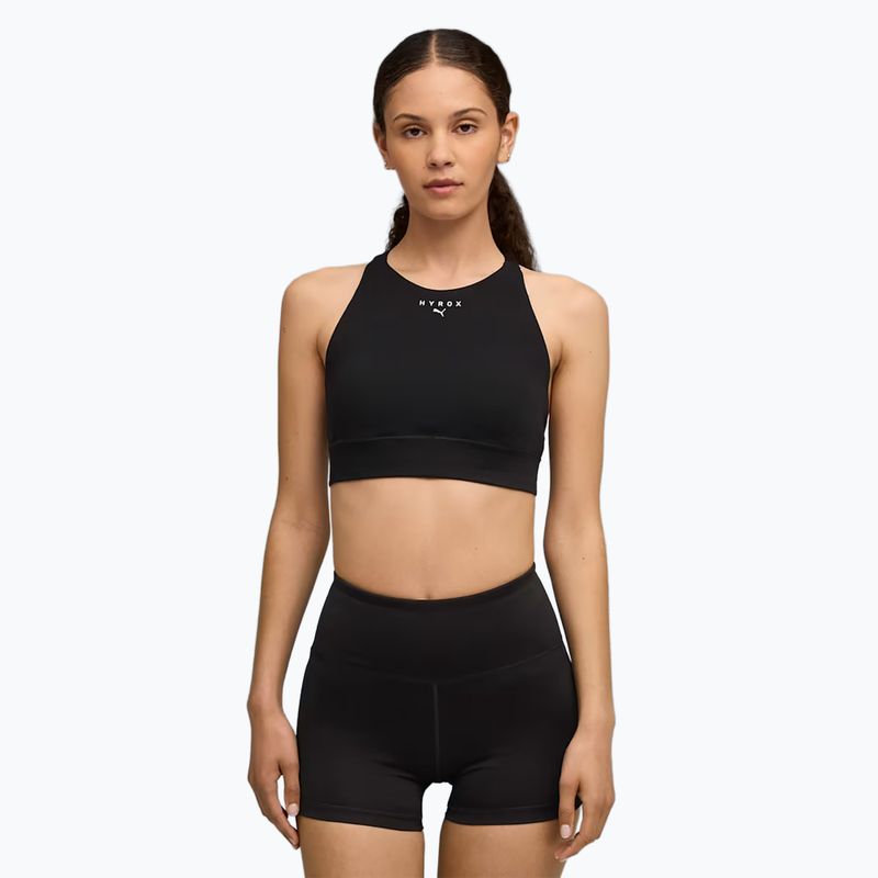 PUMA x HYROX Shapeluxe High Neck Training Bra black