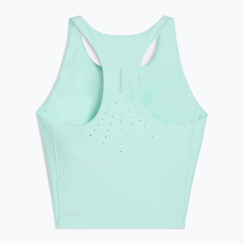 Women's running top PUMA Raceday Ultraform Crop mint melt 2