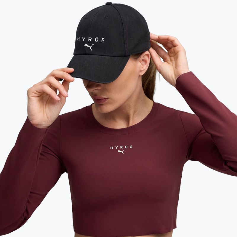 PUMA x HYROX BB black baseball cap 3
