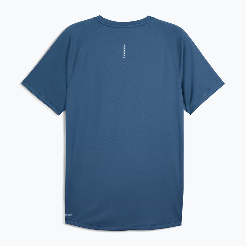 Men's running T-shirt PUMA Run Velocity Tee Poly dark indigo 2