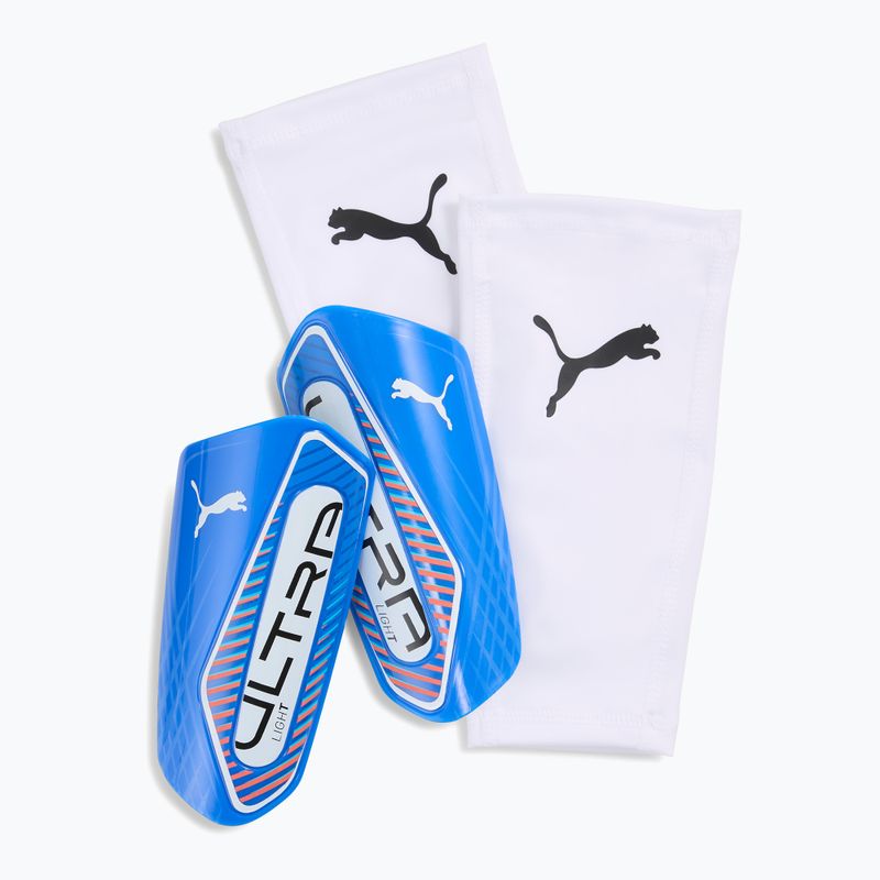 Shin guards PUMA Ultra Light Sleeve ultra blue/puma white/glowing red
