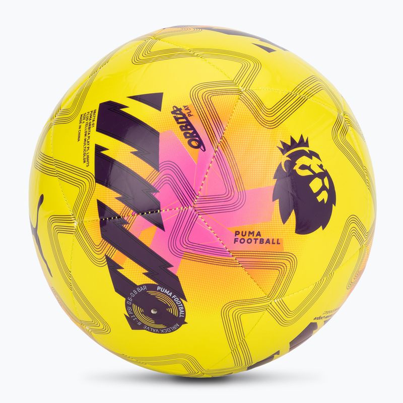 PUMA Orbita Cup PL Lights fluo yellow/multicolor size 4 football 2