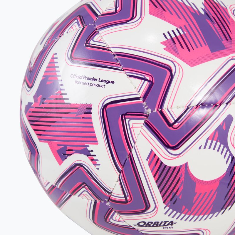 PUMA Orbita Mini PL Brilliance mini football ball puma white/multicolor 3