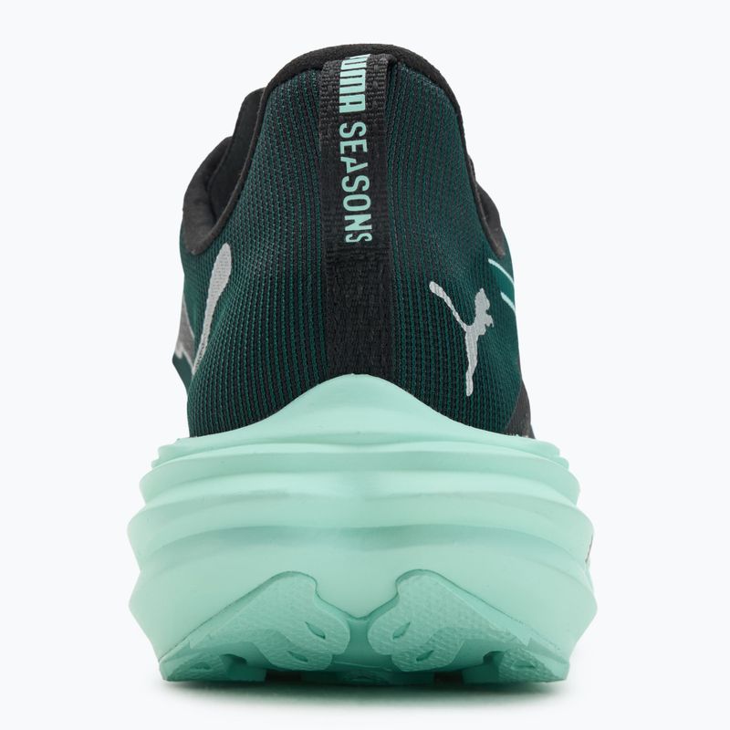 Men's PUMA Deviate Nitro Elite Trail green terrain / mint melt running shoes 6