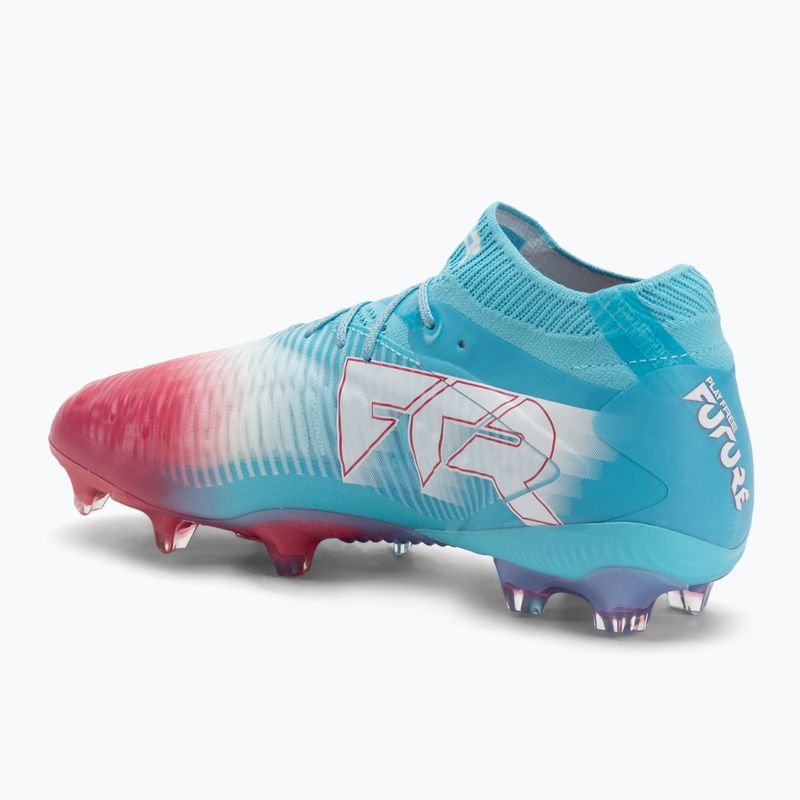 PUMA Future 8 Ultimate Re-Charge FG men's football boots hero blue/puma white/sunset pink 3