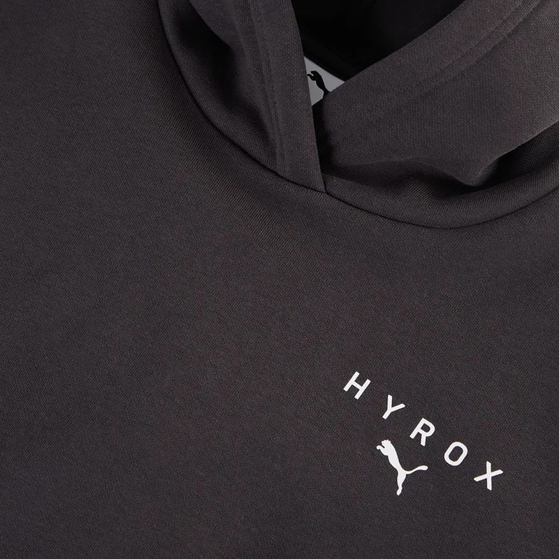 Women's sweatshirt Puma Hyrox World Cropped Hoodie black/white 3