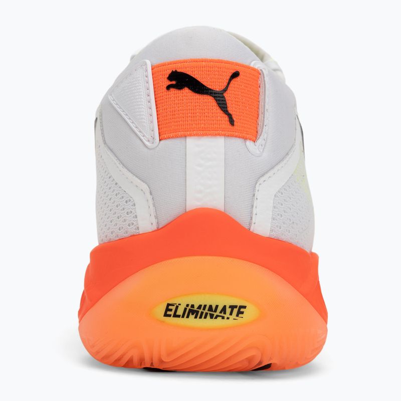 Handball shoes PUMA Eliminate Nitro SQD 4 Game On puma white/glowing red/ultra blue 6