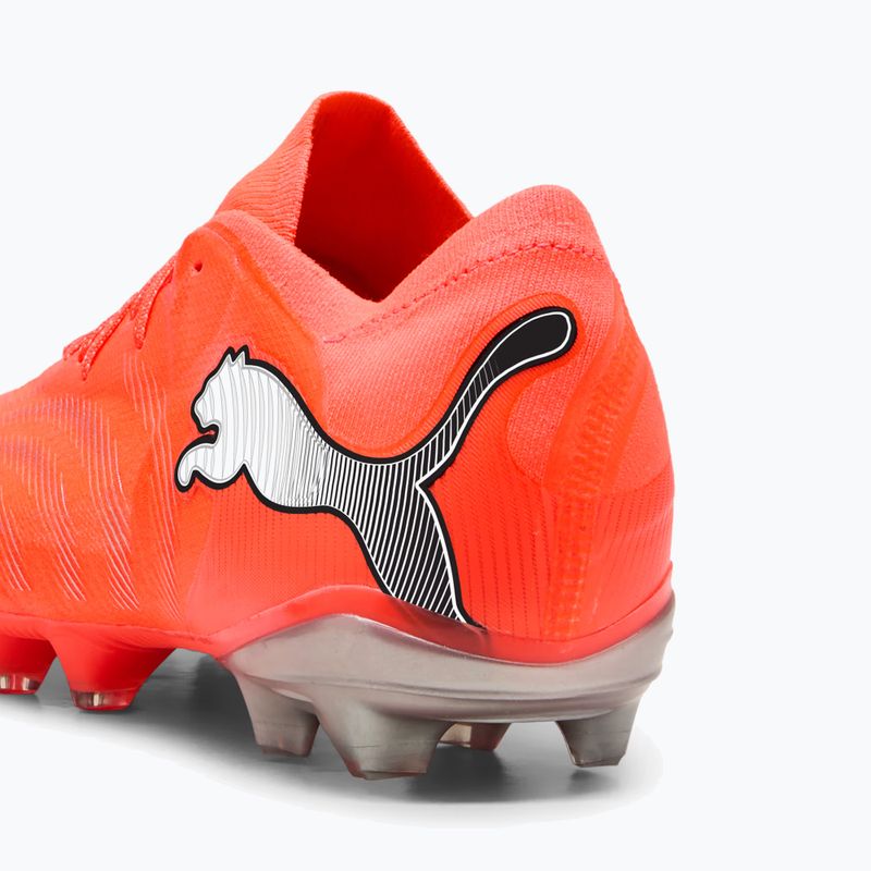 Football boots PUMA Future 9 Fusion FG/AG glowing red/puma white/puma black/puma silver 8