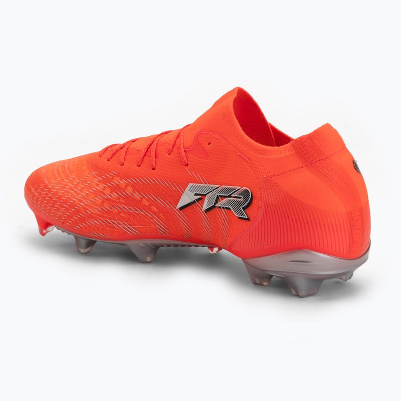 Football boots PUMA Future 9 Fusion FG/AG glowing red/puma white/puma black/puma silver 3