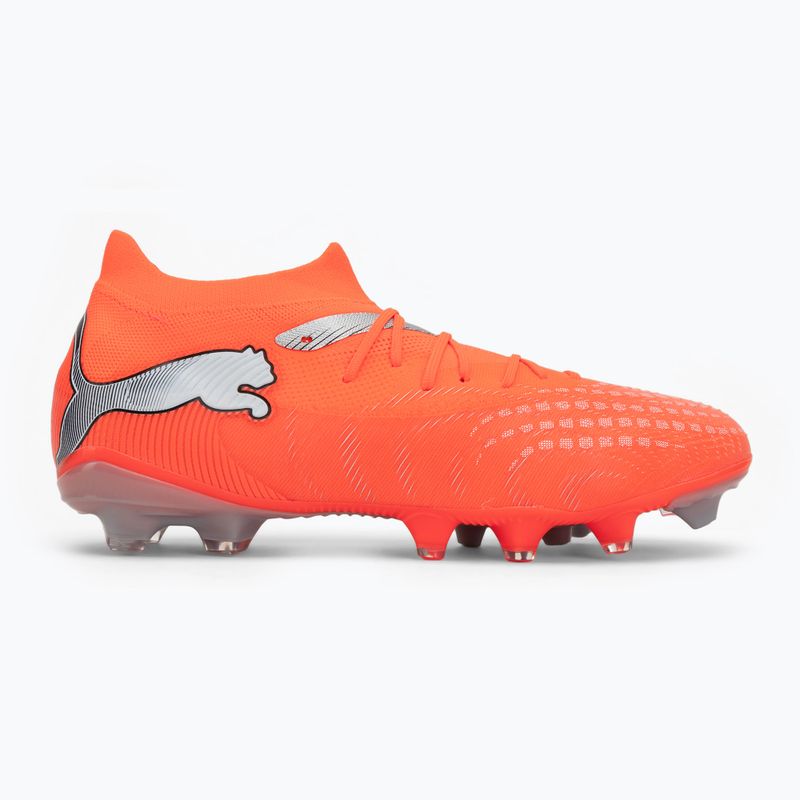 Football boots PUMA Future 9 Fusion FG/AG glowing red/puma white/puma black/puma silver 2