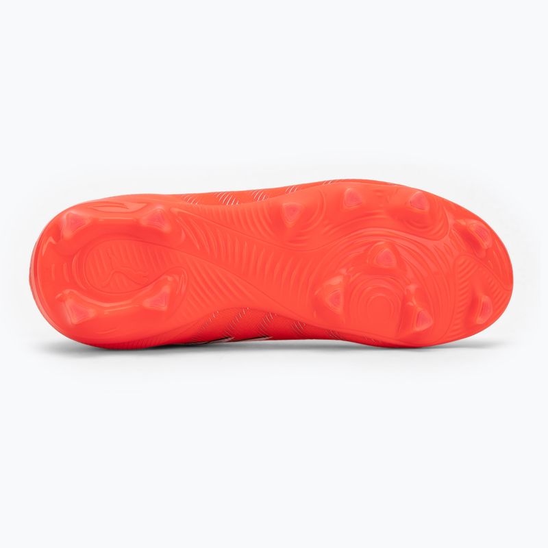 Children's football boots PUMA Future 9 Pro FG/AG Jr glowing red/puma white/puma black/puma silver 4