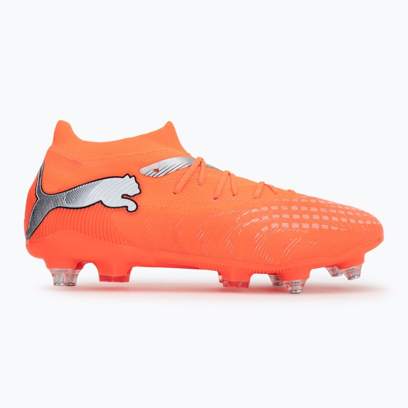 Football boots PUMA Future 9 Match MxSG glowing red/puma white/puma black/puma silver 2