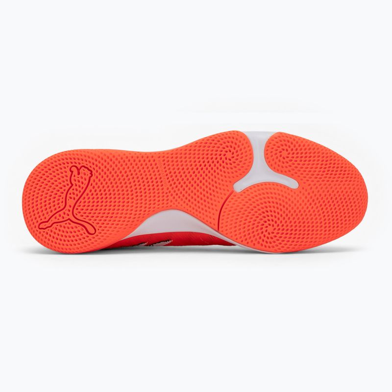 Football boots PUMA Future 9 Match IT glowing red/puma white/puma black/puma silver 4