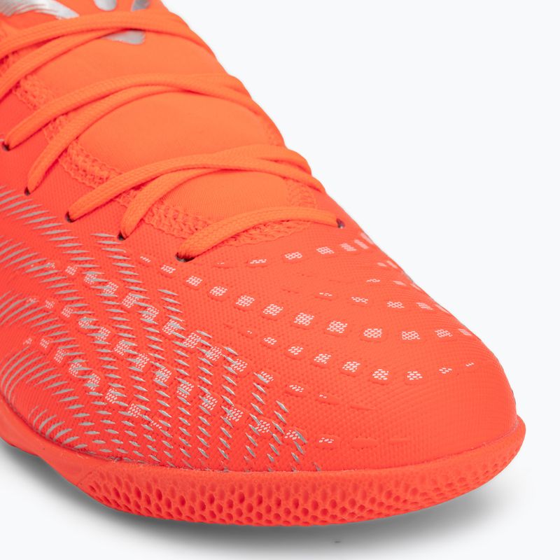 Football boots PUMA Future 9 Play IT glowing red/puma white/puma black/puma silver 7