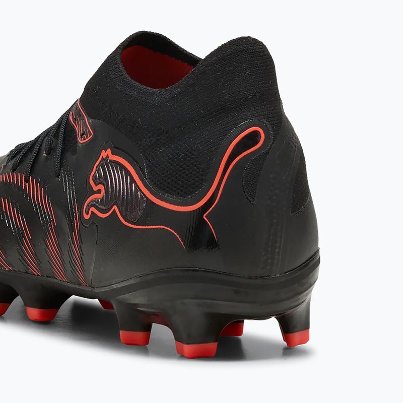 Children's football boots PUMA Future 9 Pro FG/AG Jr puma black/puma white/blue jewel 13