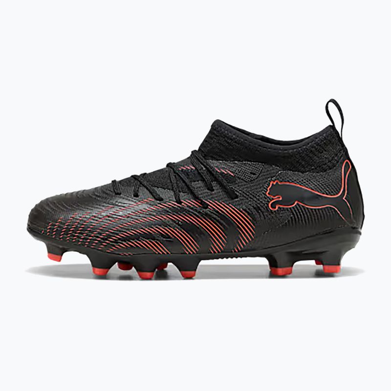 Children's football boots PUMA Future 9 Match FG/AG Jr puma black/glowing red/strong grey 8