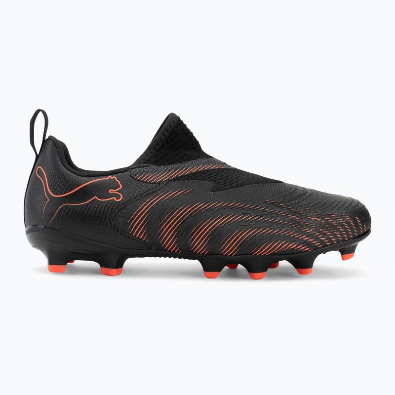 Children's football boots PUMA Future 9 Match LL FG/AG Jr puma black/glowing red/strong grey 2