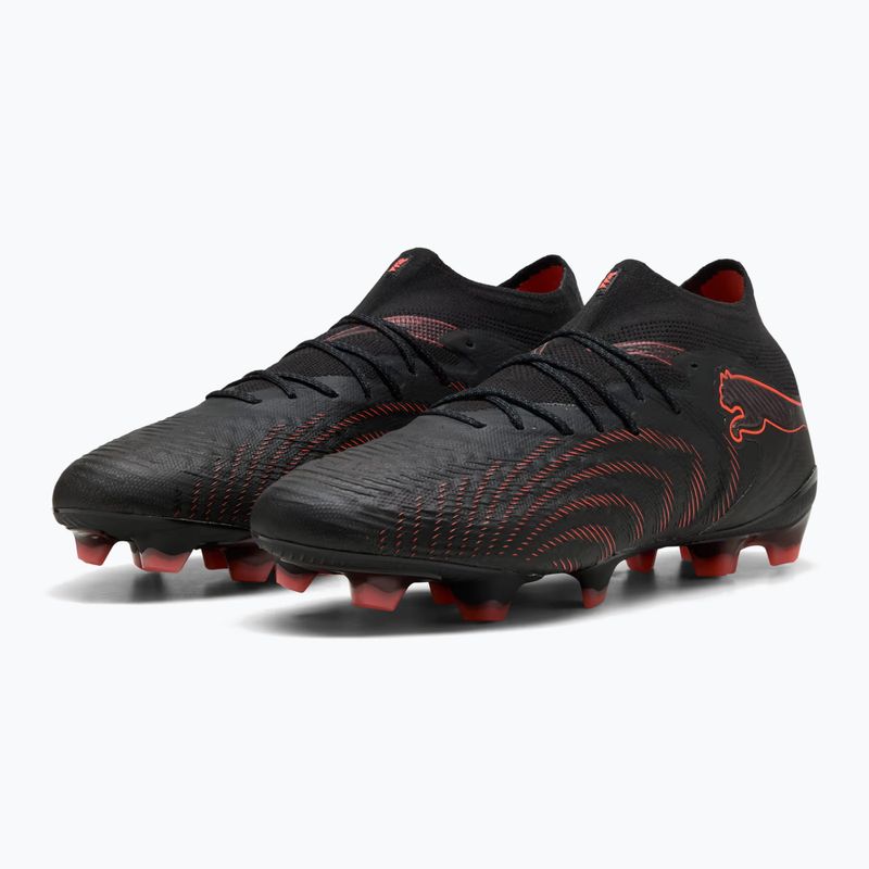 Football boots PUMA Future 9 Ultimate FG puma black/glowing red 10