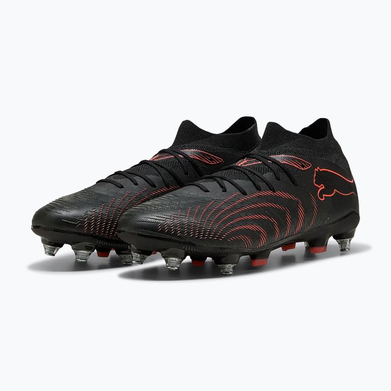 Football boots PUMA Future 9 Match MxSG puma black/glowing red/strong grey 10