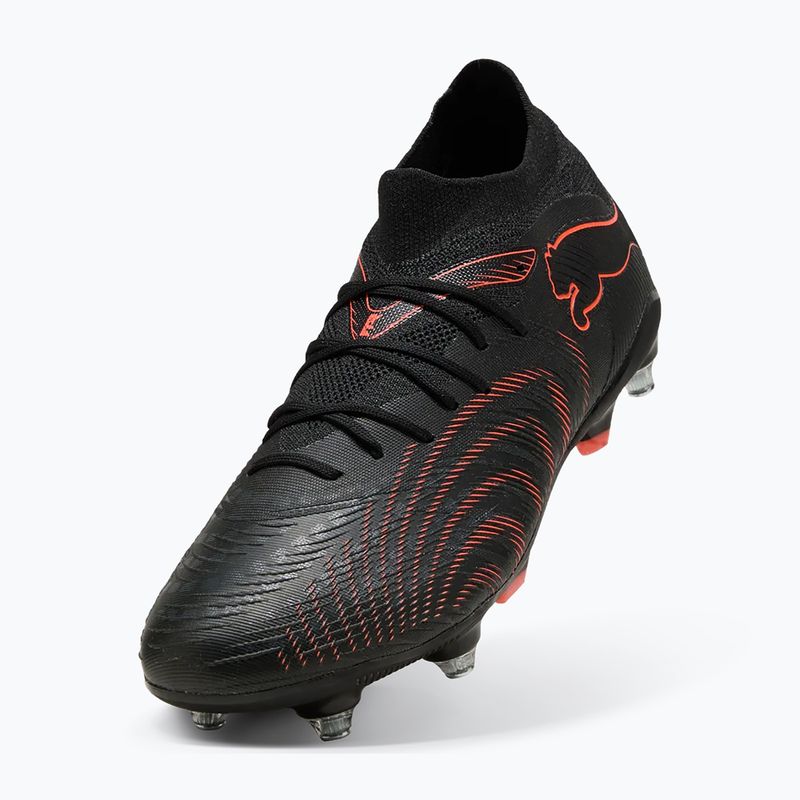 Football boots PUMA Future 9 Match MxSG puma black/glowing red/strong grey 12