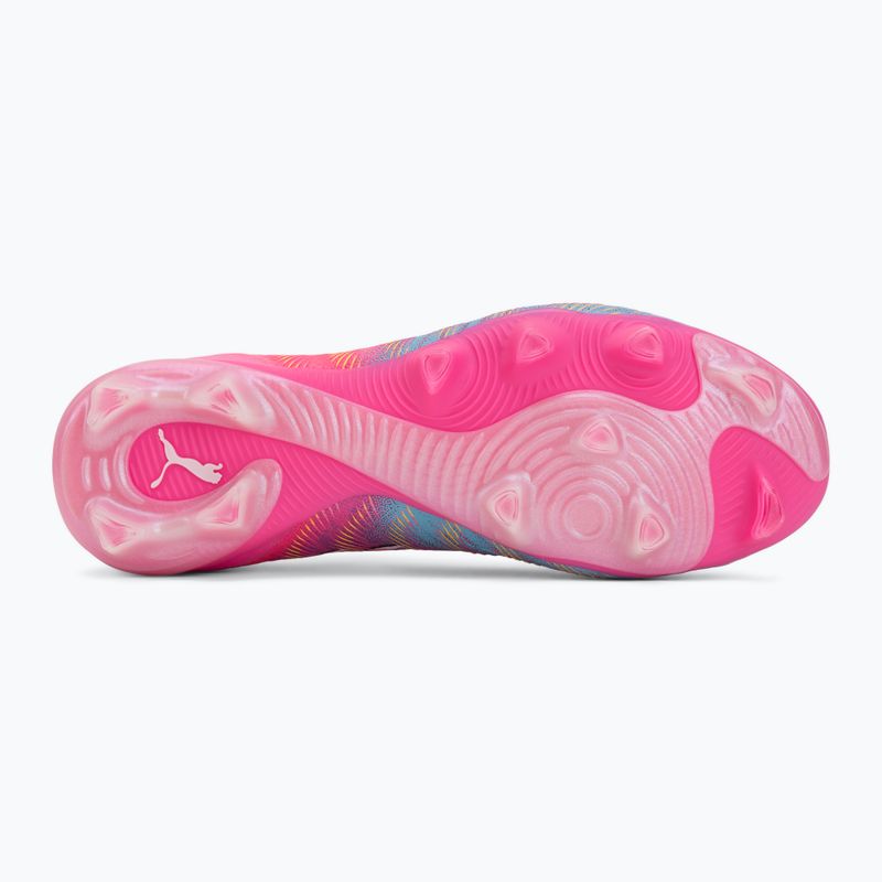 Football boots PUMA Future 9 Fusion FG/AG poison pink/sun stream/bright aqua/puma wht 4
