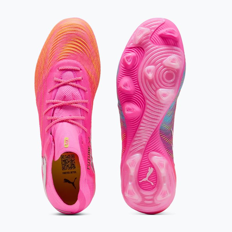 Football boots PUMA Future 9 Fusion FG/AG poison pink/sun stream/bright aqua/puma wht 3