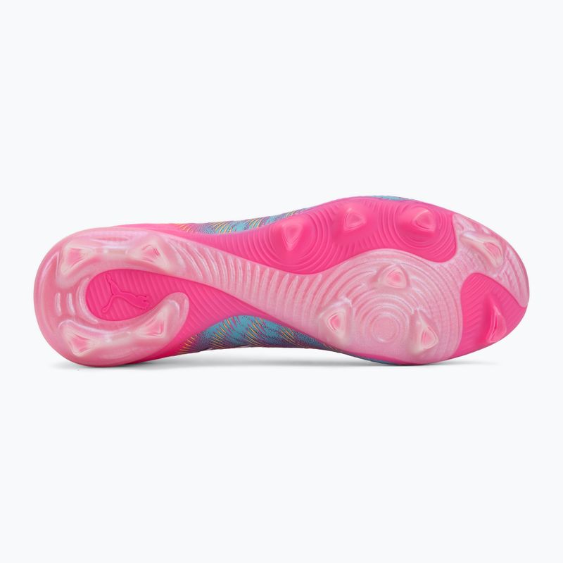 Football boots PUMA Future 9 Pro FG/AG poison pink/sun stream/bright aqua/puma white 4