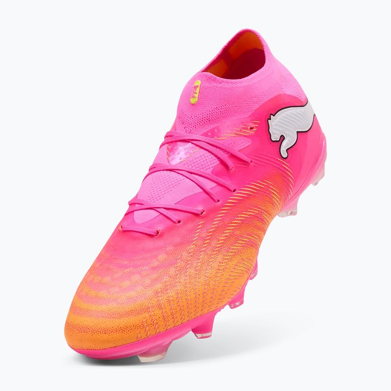 Football boots PUMA Future 9 Pro FG/AG poison pink/sun stream/bright aqua/puma white 4