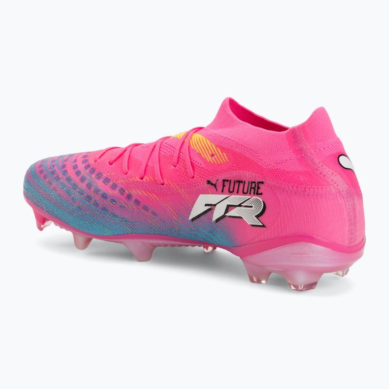 Football boots PUMA Future 9 Match FG/AG poison pink/puma wht/sun stream/bright aqua/puma blk 3