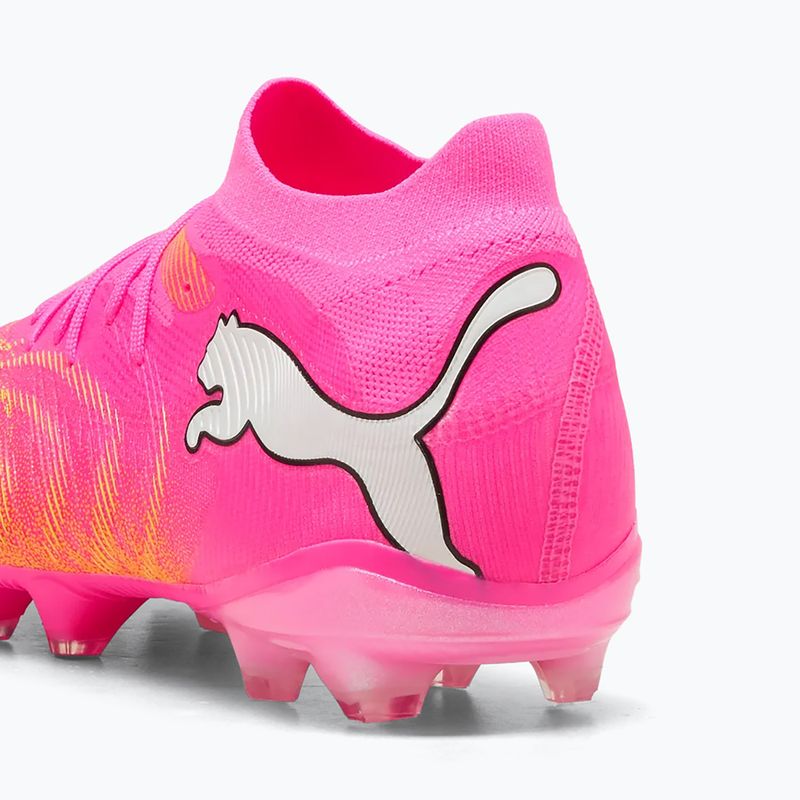 Football boots PUMA Future 9 Match FG/AG poison pink/puma wht/sun stream/bright aqua/puma blk 4