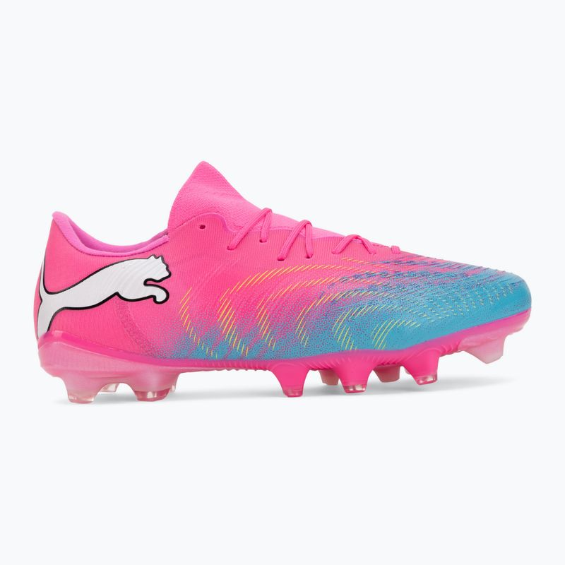 Football boots PUMA Future 9 Match Fusion FG/AG poison pink/puma wht/sun stream/bright aqua/puma blk 2