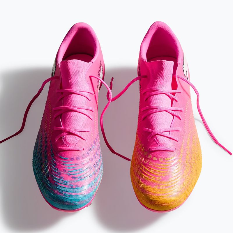 Football boots PUMA Future 9 Match Fusion FG/AG poison pink/puma wht/sun stream/bright aqua/puma blk 5