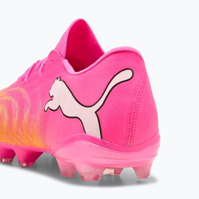 Football boots PUMA Future 9 Match Fusion FG/AG poison pink/puma wht/sun stream/bright aqua/puma blk 6