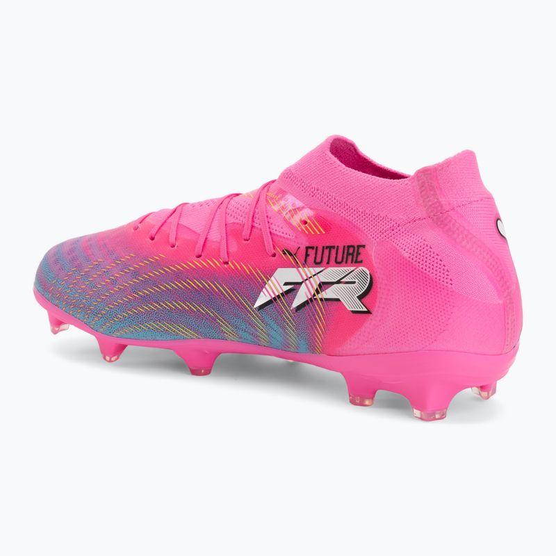 Children's football boots PUMA Future 9 Pro FG/AG Jr poison pink/puma wht/sun stream/bright aqua/puma blk 3